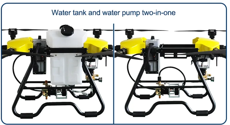 Detalle del Drone Plegado