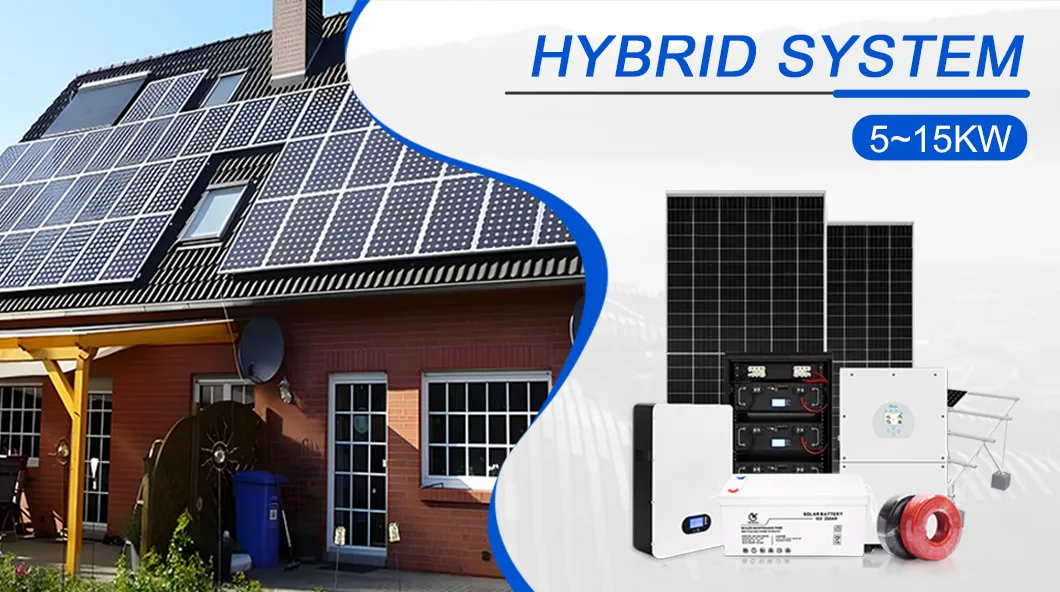Sistema Solar Completo para Balcón Portátil fuera de la Red con Módulo Solar y Almacenamiento de Batería para el Hogar 5kw 10kw 15kw 30kw