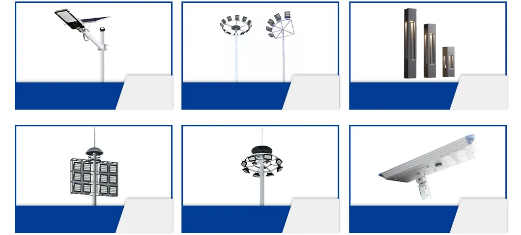 Catálogo de productos de postes de iluminación vial