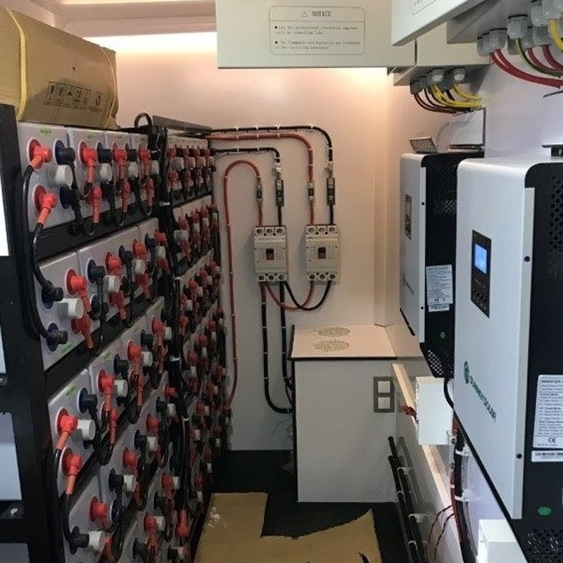 5 Sistema de Energía Solar Off Grid Planta de Energía Solar 24V Generador Portátil Solar para Uso en el Hogar