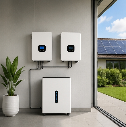 Sistema de Almacenamiento de Energía para Hogar Inteligente con Batería de Litio para Respaldo Solar