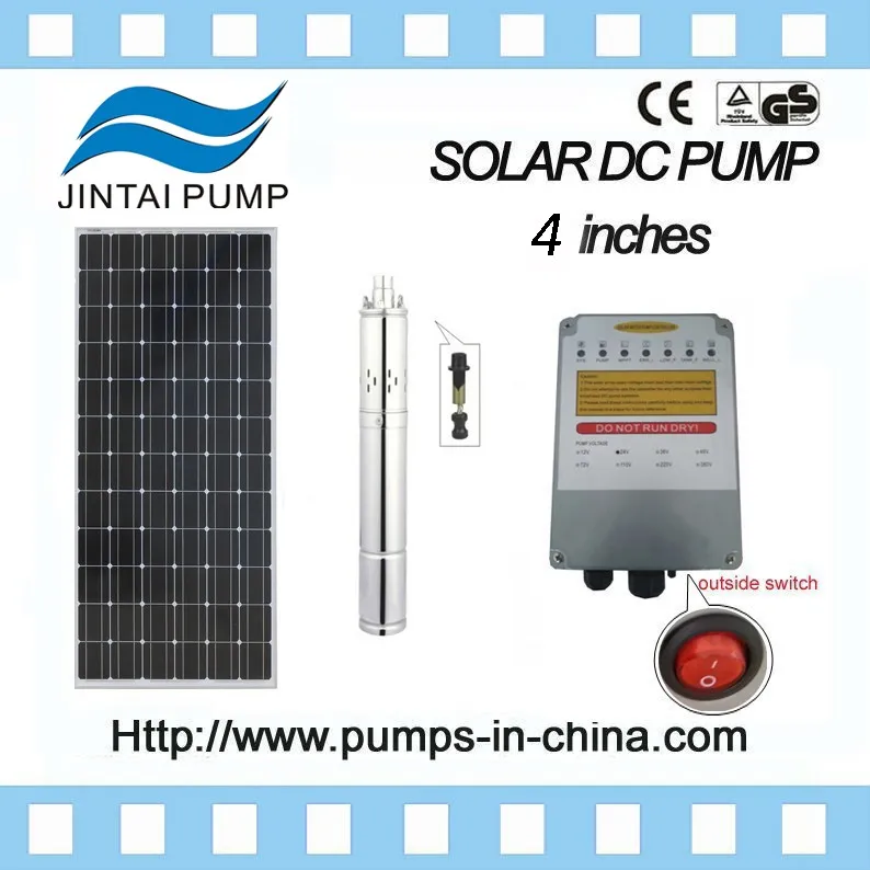 Sistema de bombeo de agua solar de tornillo 4 pulgadas imágenes