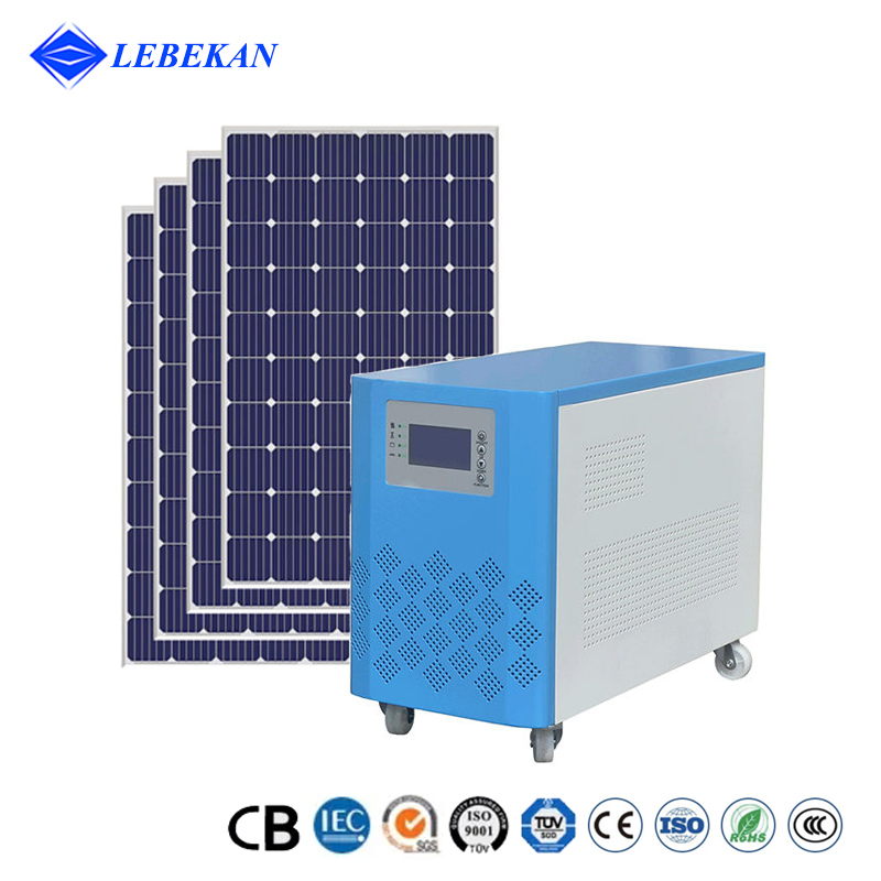 Mejor Precio para Sistema de Energía Solar para el Hogar 5kw 10kw Controlador MPPT Batería de Gel Electricidad Gratis Kit de Panel Solar Fuera de la Red