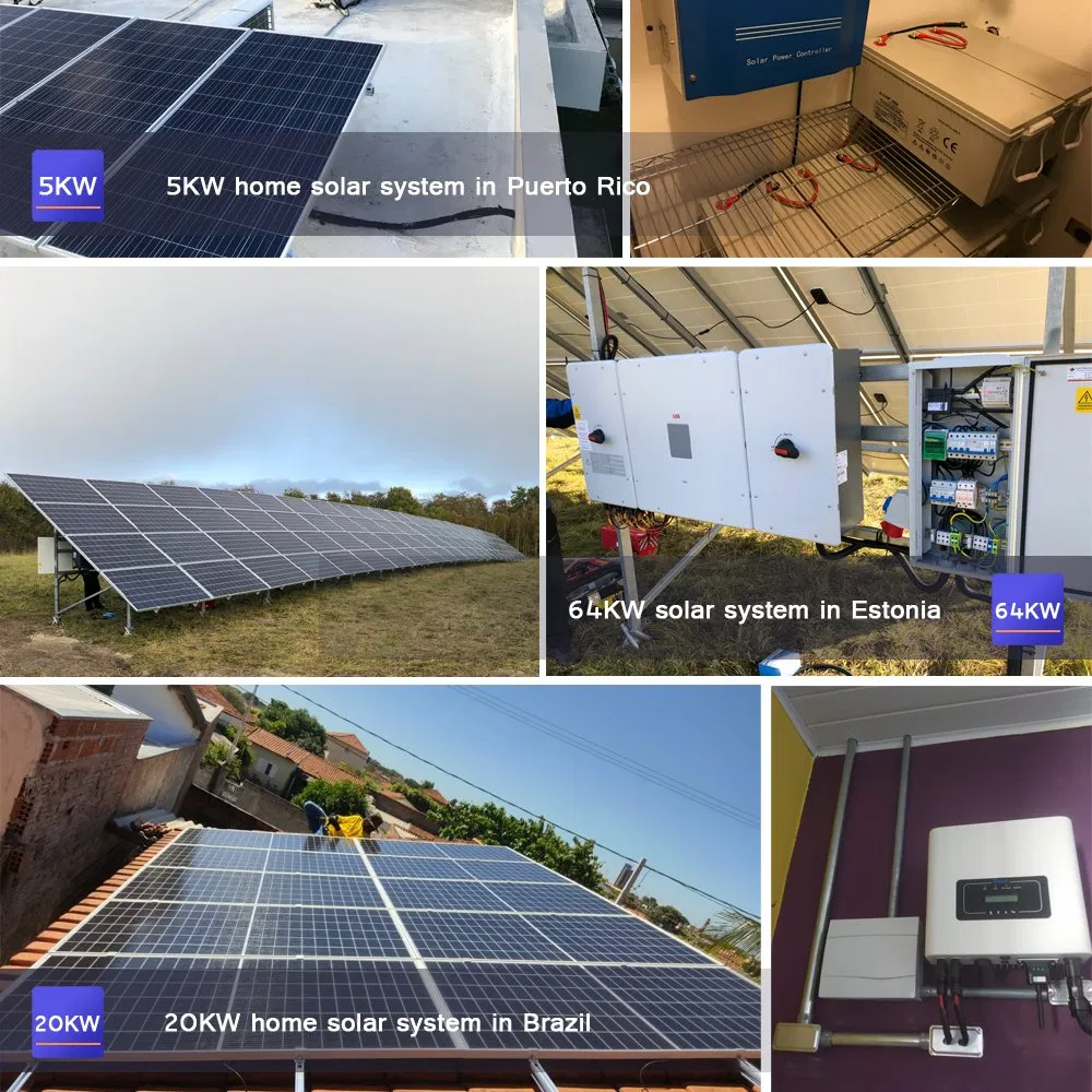 Completo 3kw 1500W kit de sistema solar fuera de la red 3000W 5000W