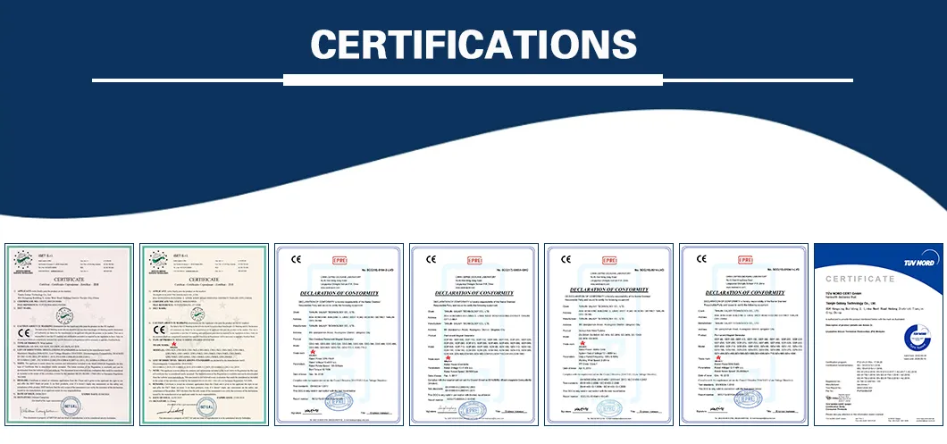 Certificaciones del sistema