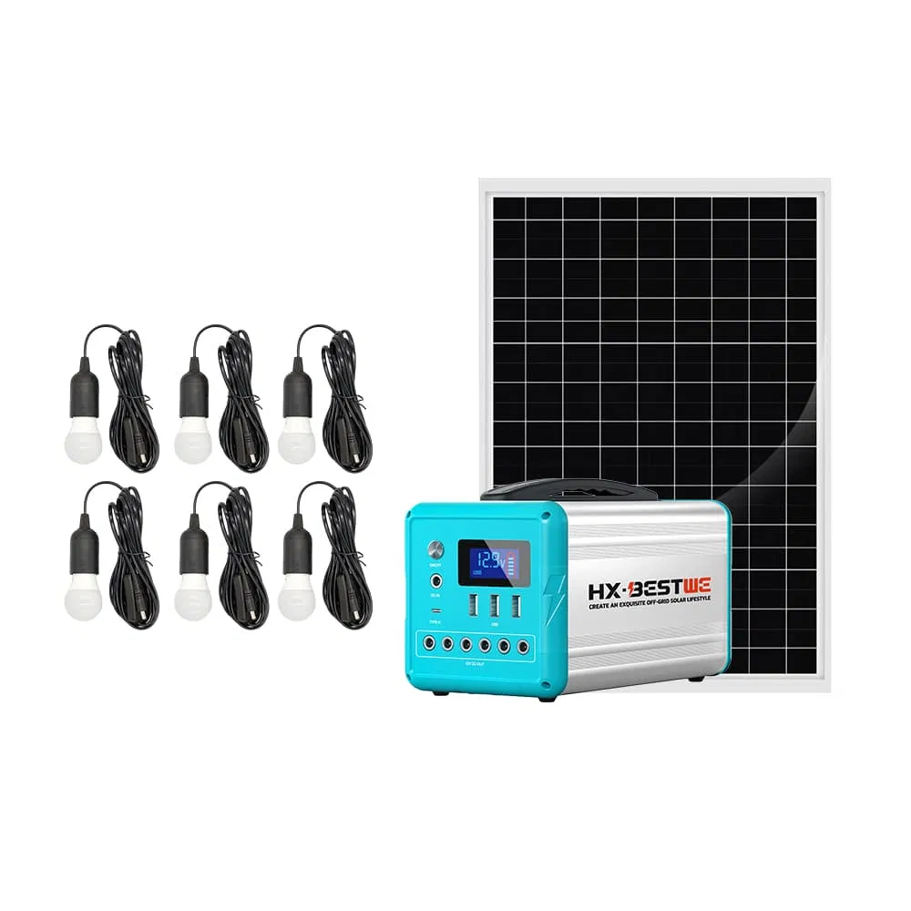 Generador de almacenamiento de energía solar portátil eficiente para sistema de energía en casa en áreas fuera de la red
