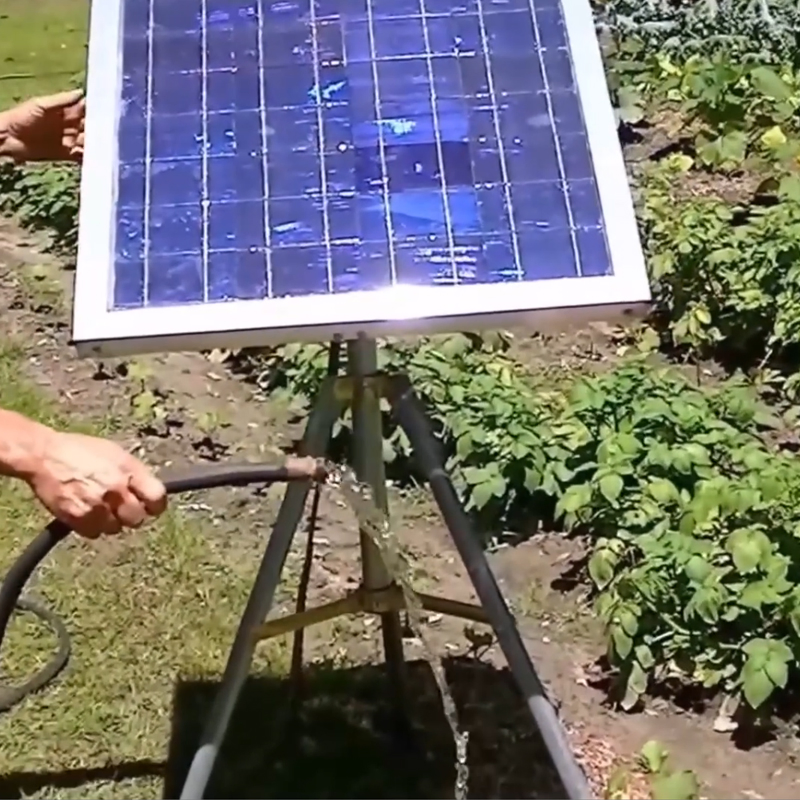 Sistema de bombeo de agua solar confiable para necesidades de riego