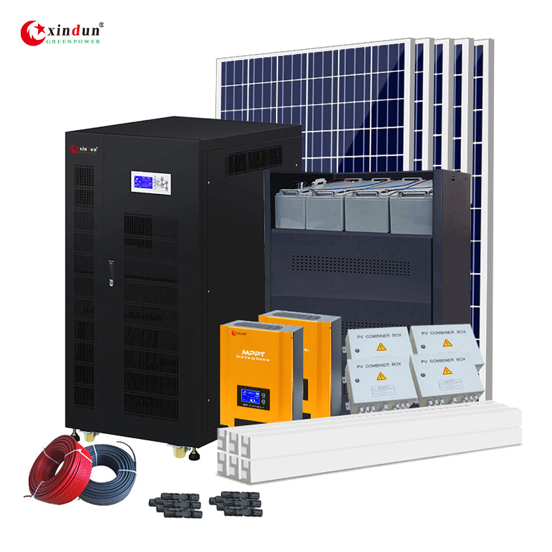 30kw 500 Sistema de Almacenamiento de Energía Eólica y Solar Híbrido Off-Grid Mejor para Residencias