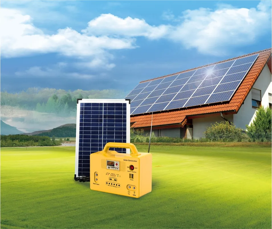 Kit solar off-grid completo 10W-50W con accesorios, bombillas LED incluidas
