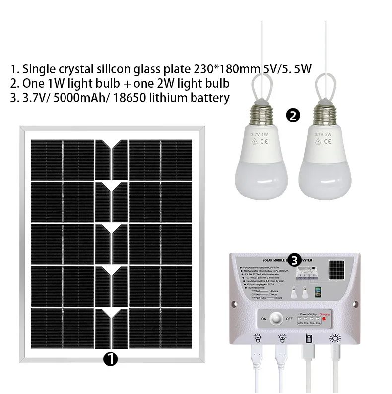 Bombilla Portátil Solar