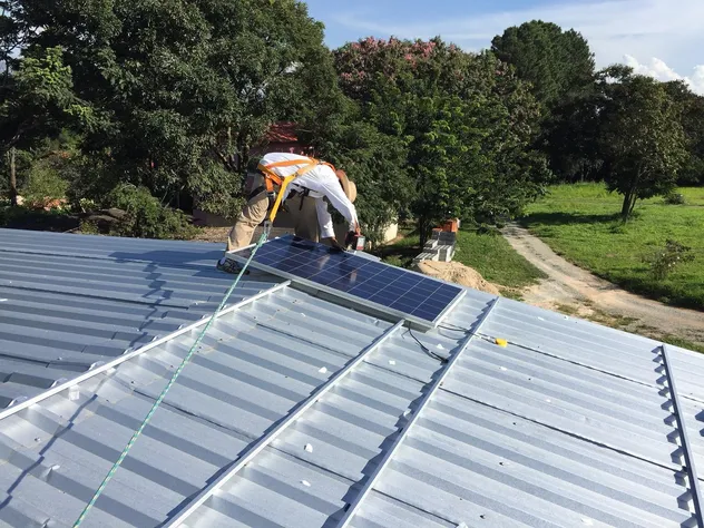 Aplicación del sistema de energía solar
