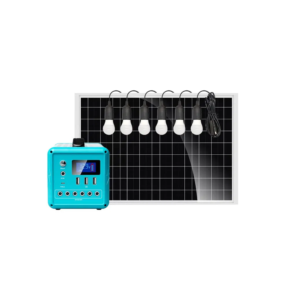 Generador de almacenamiento de energía solar portátil eficiente para sistema de energía en casa en áreas fuera de la red