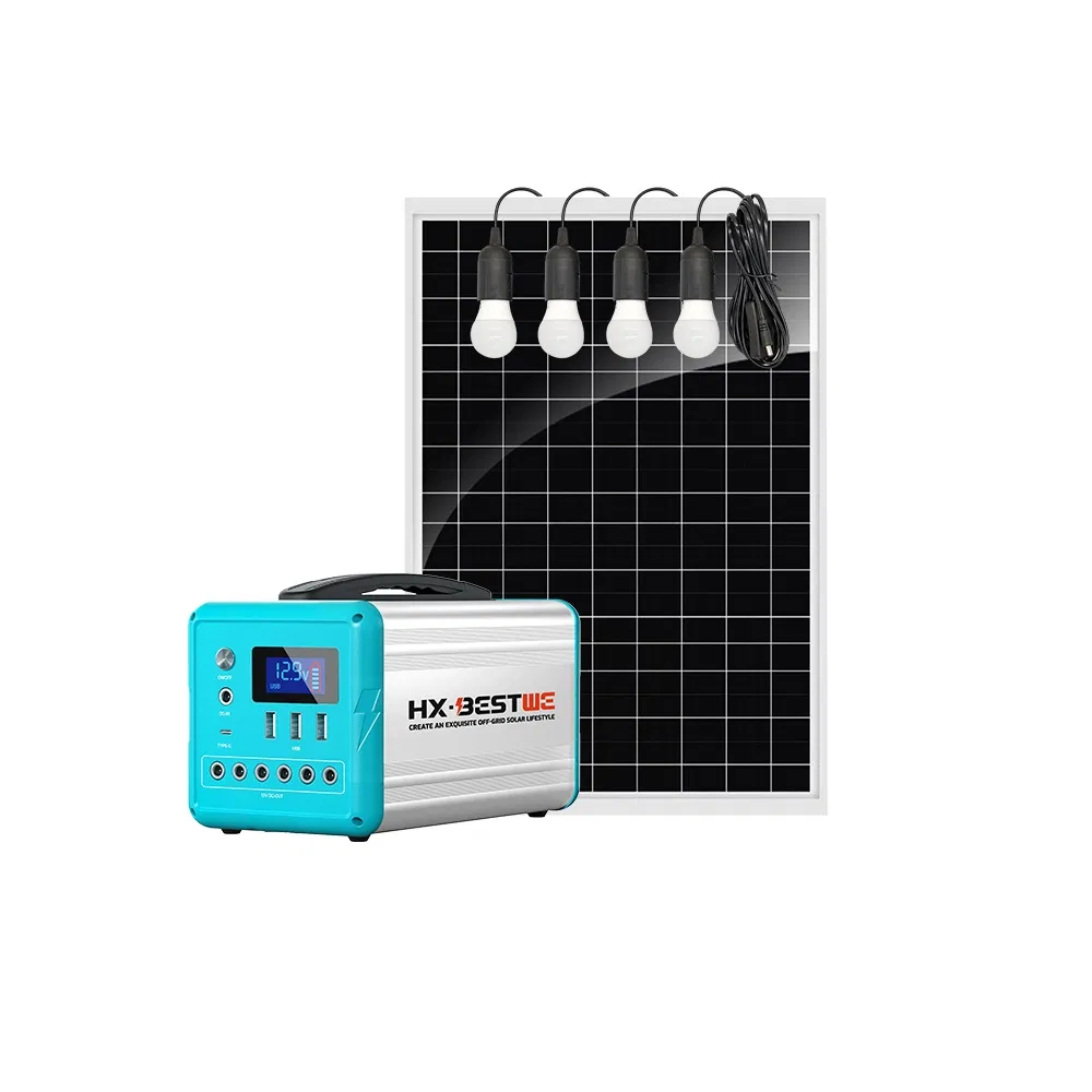 Sistema de energía portátil de alta potencia para emergencias, estación de energía portátil, sistema solar mini para el hogar