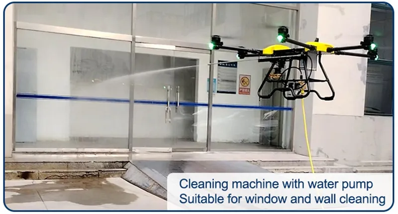 Drone en acción
