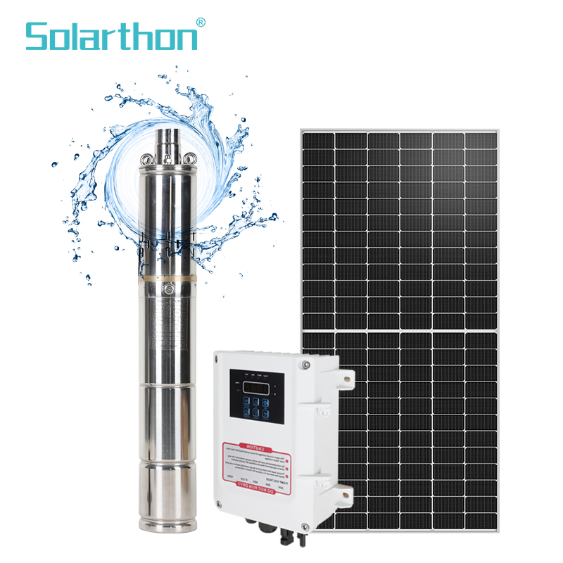 Sistema de bombeo de agua solar confiable para necesidades de riego