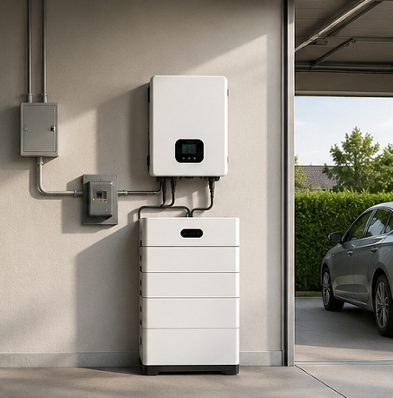 Sistema de Almacenamiento de Energía para Hogar Inteligente con Batería de Litio para Respaldo Solar