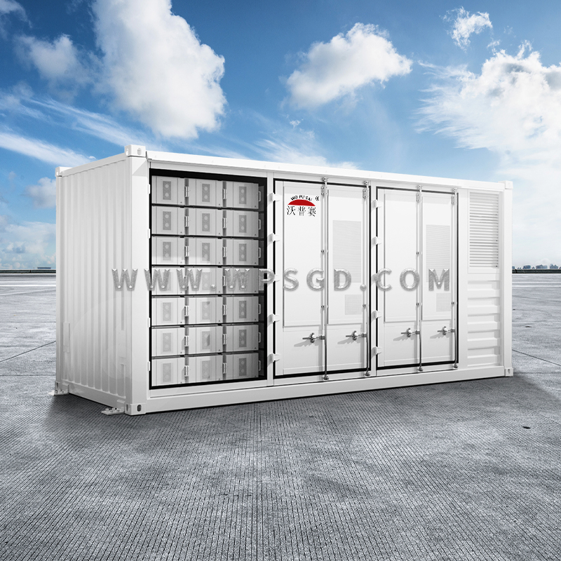 Sistema de Almacenamiento de Energía Industrial y Comercial Refrigerado por Aire Paquete de Batería de Litio de Alta Tensión Energía de Respaldo de Emergencia Gabinete Solar de Energía Renovable
