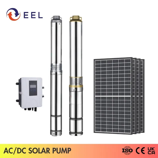 Detalle del sistema de bombeo de agua solar 12