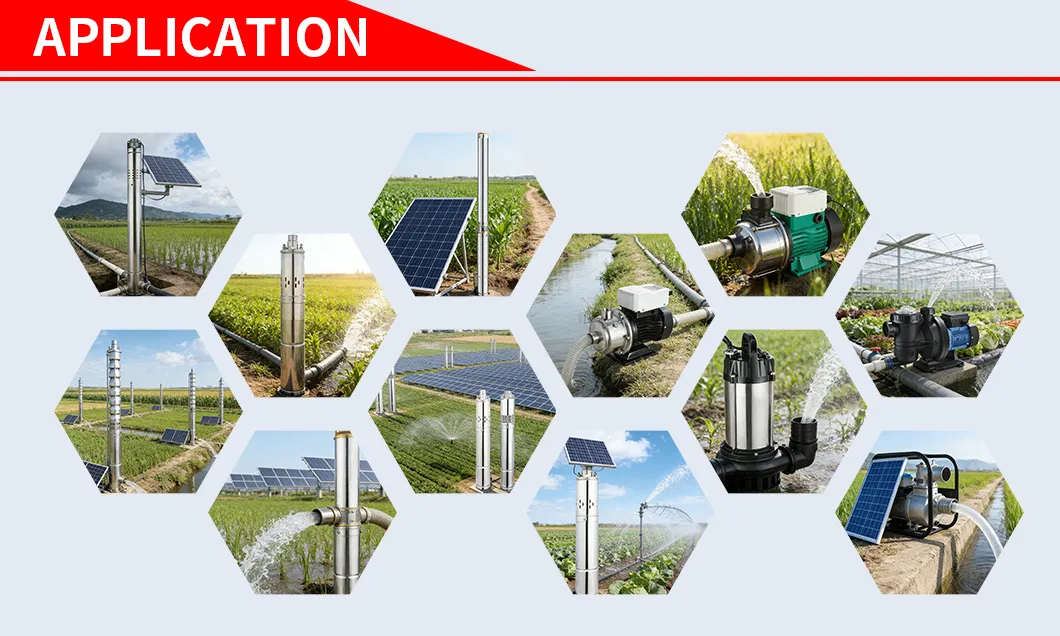 Sistema de bombeo solar de riego eficiente para la agricultura