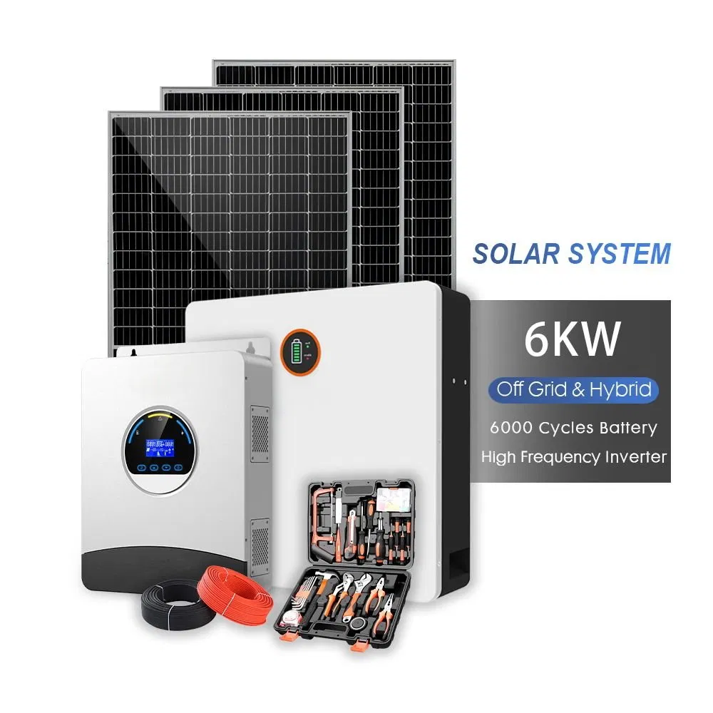 Sistema de paneles solares off-grid de bajo mantenimiento para uso doméstico, solución de suministro de energía confiable y ahorro energético