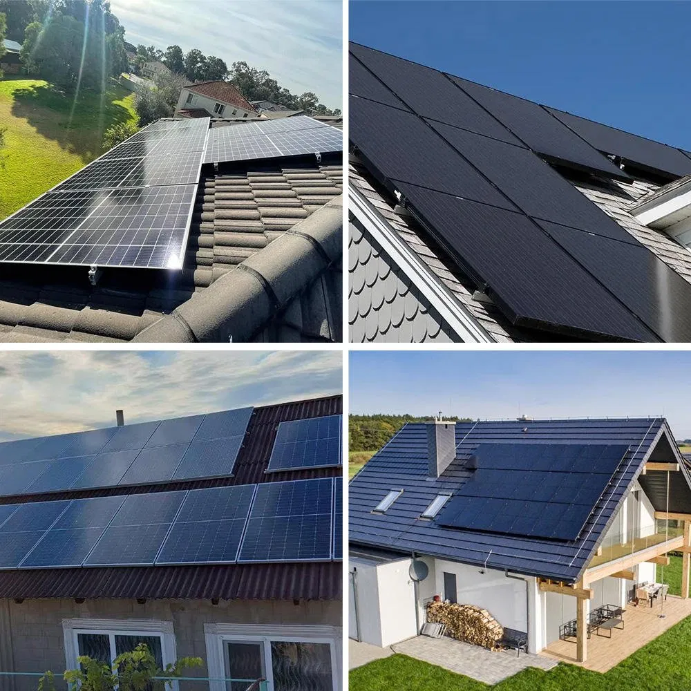 Sistema de Energía Solar de Alta Eficiencia 6kw Sistema de Paneles Solares Fuera de la Red Energía de Respaldo de Emergencia para Trabajo al Aire Libre y Vida Remota