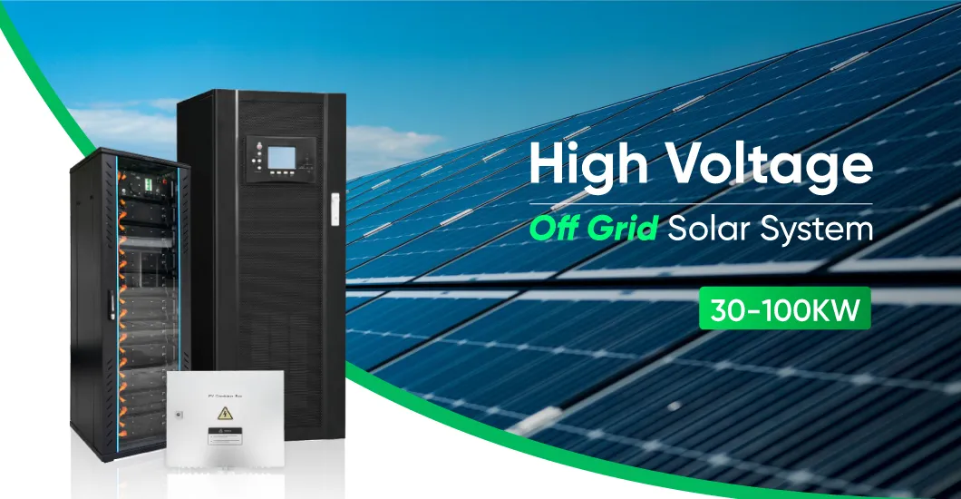 Sistema Solar Completo Off-Grid Pv 100kW 90kW 40kW 30kW Sistema de Almacenamiento de Energía Solar Industrial