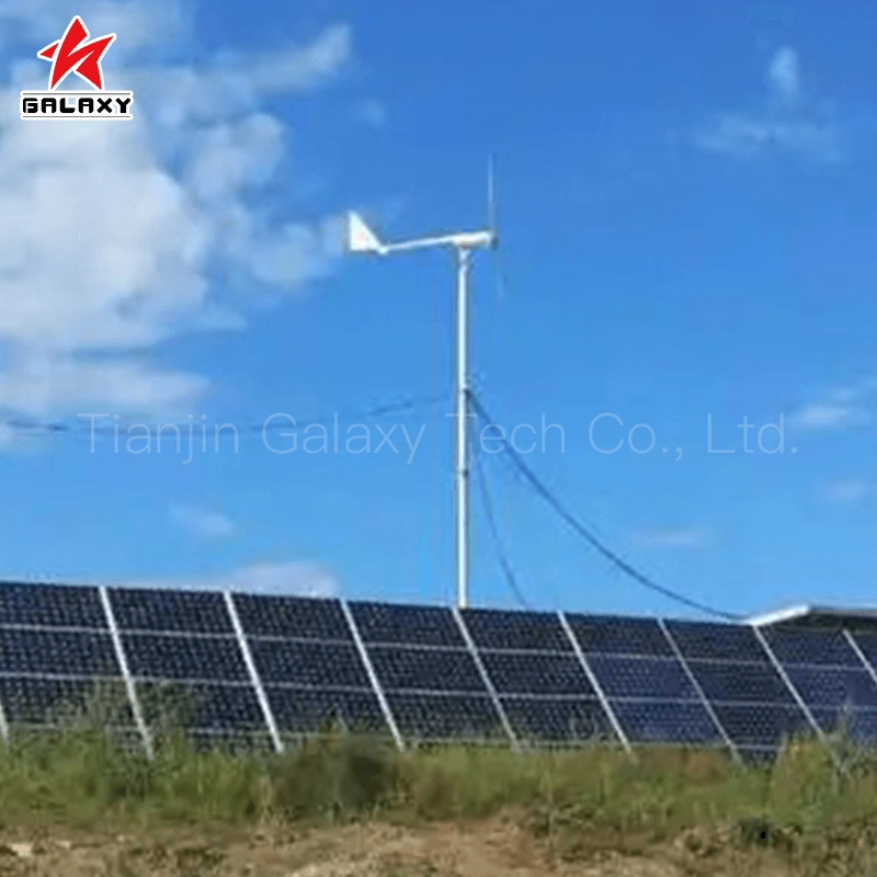 3kw Remote Area Wind Solar Generator System Independent Power Wind Solar Hybrid System