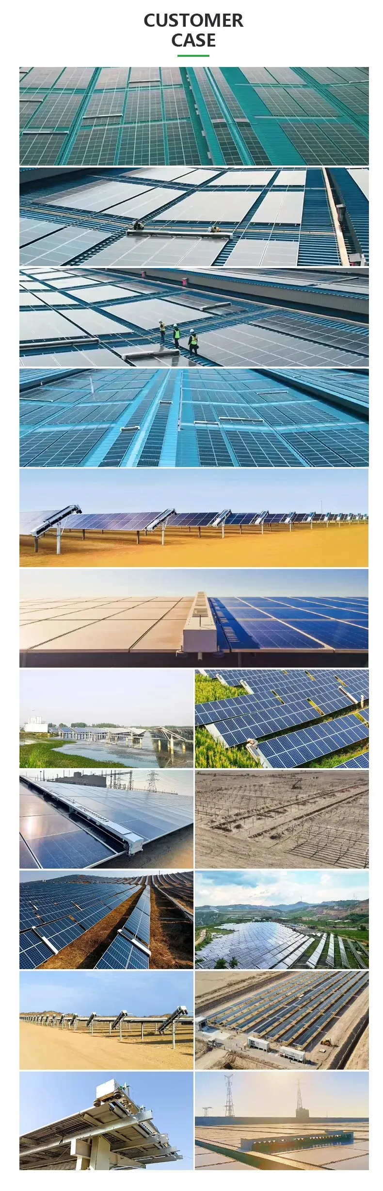 Aplicaciones de Robot de Limpieza de Paneles Solares