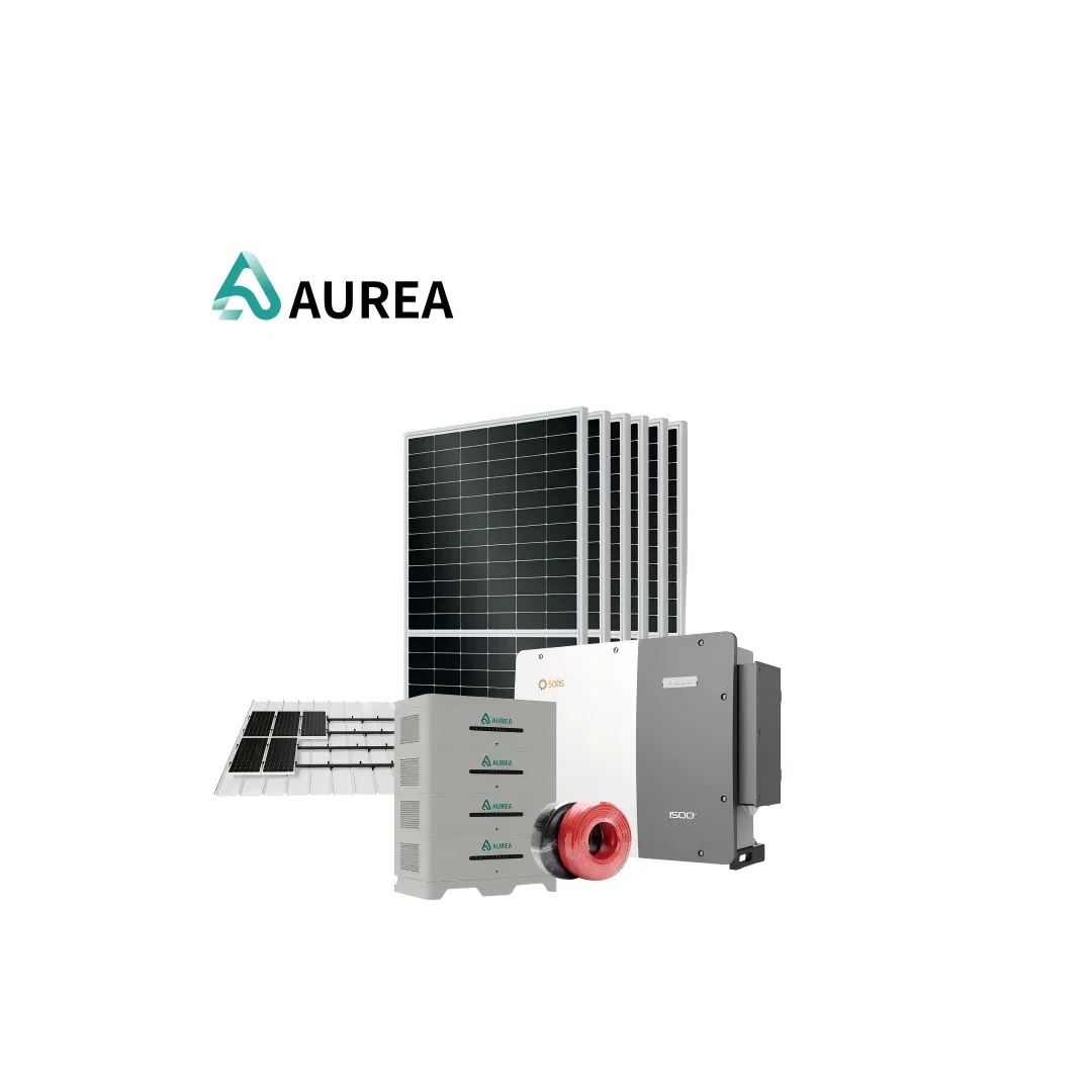 Kit Solar Completo Aurea de Baja Tensión 48V Sistema de Almacenamiento de Baterías fuera de la Red Sistema de Energía Solar Residencial