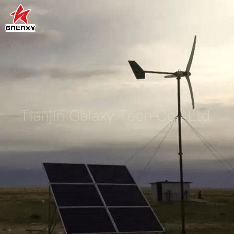 100kw Solución de energía independiente completa de generador eólico solar híbrido de microred