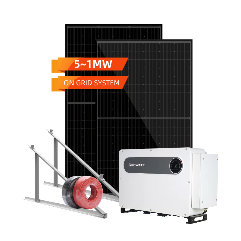 2023 Instalación Fácil 10000W Generador de Energía Solar Híbrido Portátil Fuera de la Red Completo para el Hogar