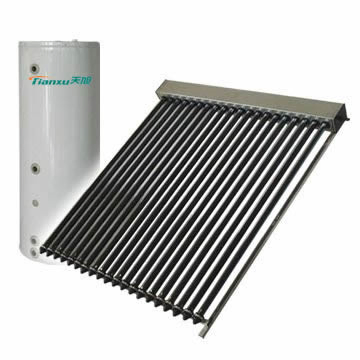 Sistema de calefacción por bombeo de agua caliente con colector solar indirecto fácil de instalar