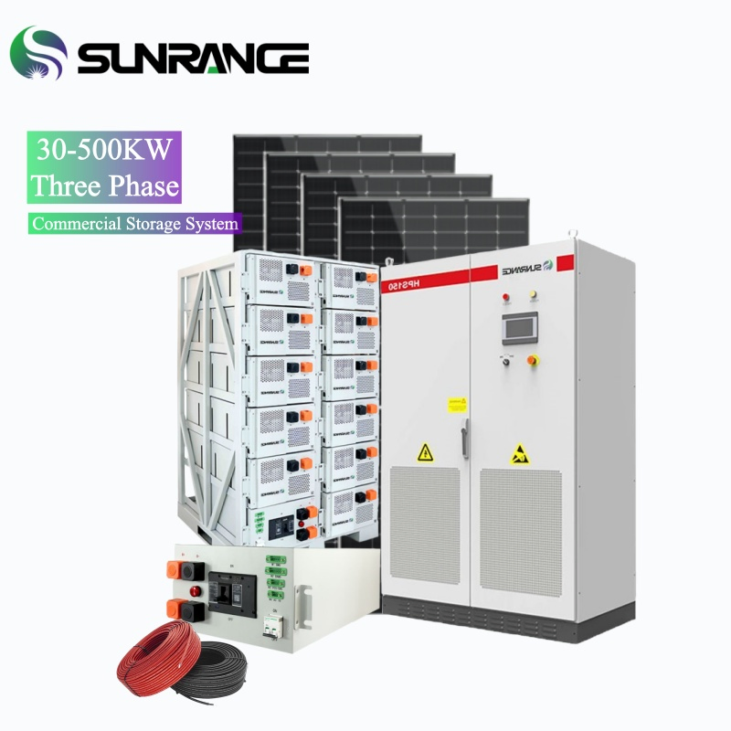 50kw Conjunto completo de sistema solar híbrido fuera de la red Sistema de energía solar Sistema de energía solar Uso comercial e industrial