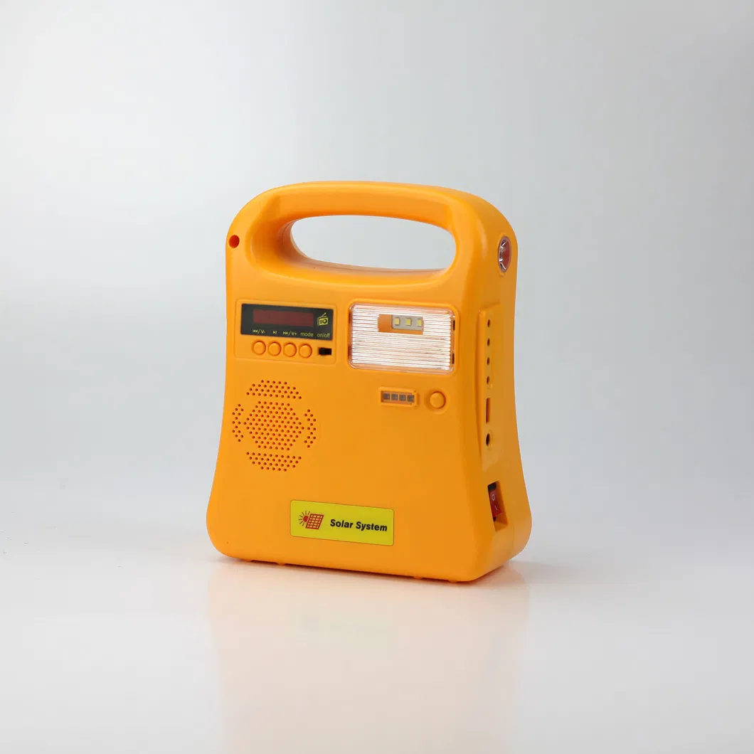 Kit de luz solar portátil para hogar solar fuera de la red para interiores y exteriores