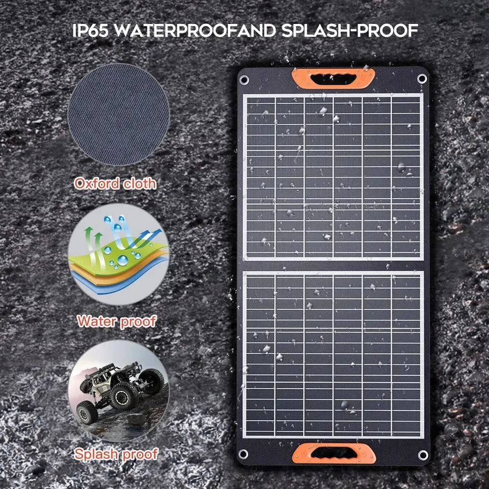 Sistema de energía solar portátil 60W 100W