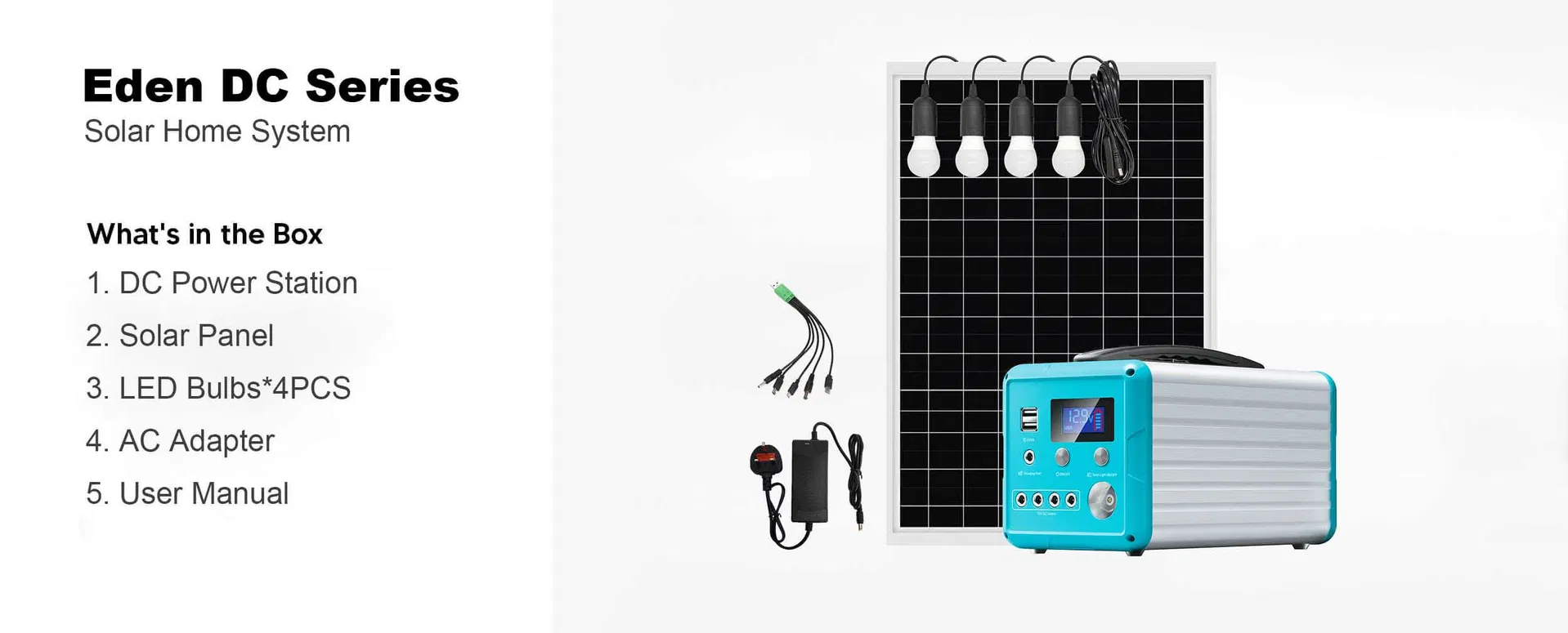 Paquete incluido de sistema solar