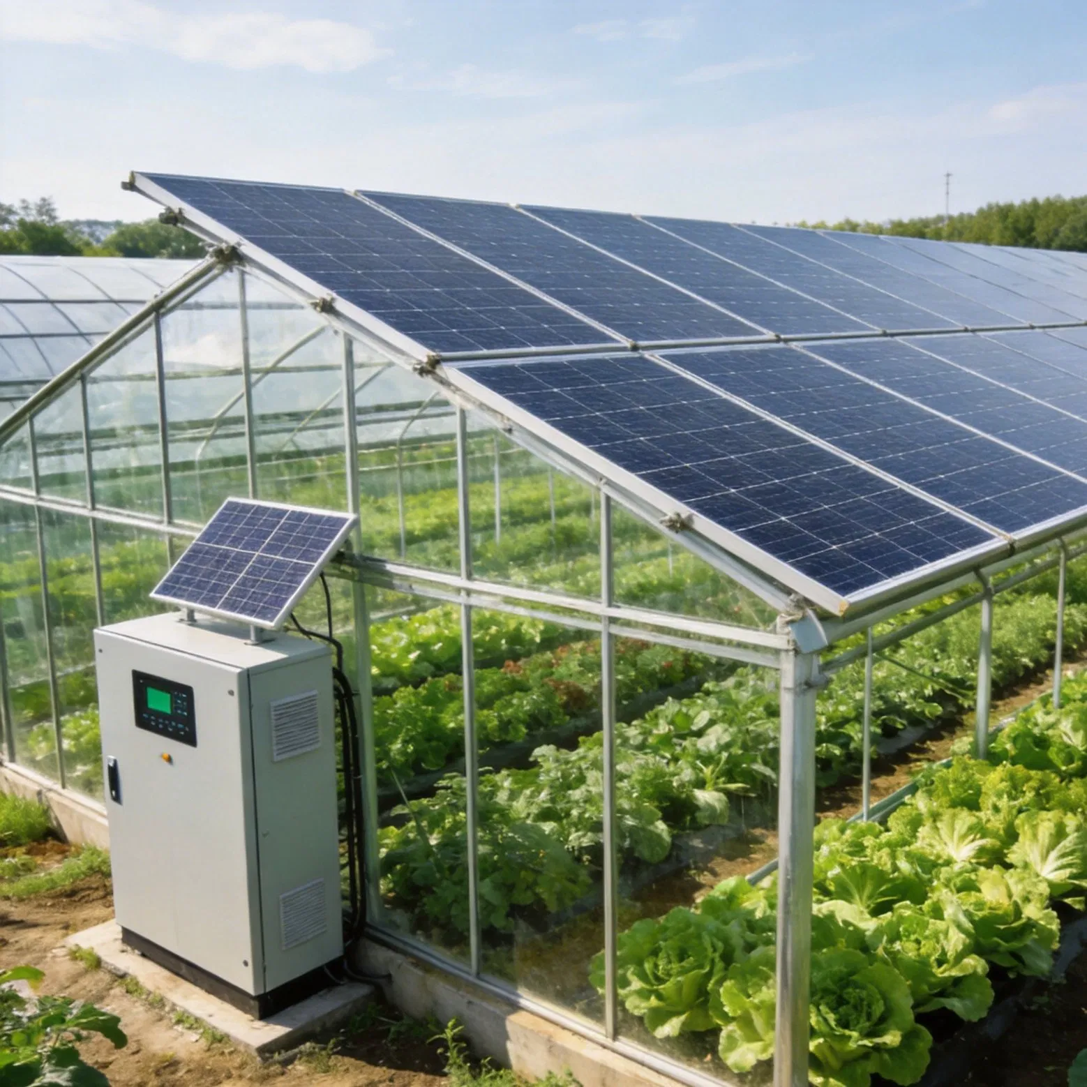 Sistema de microred de energía solar para uso industrial y comercial, sistema de suministro de energía independiente