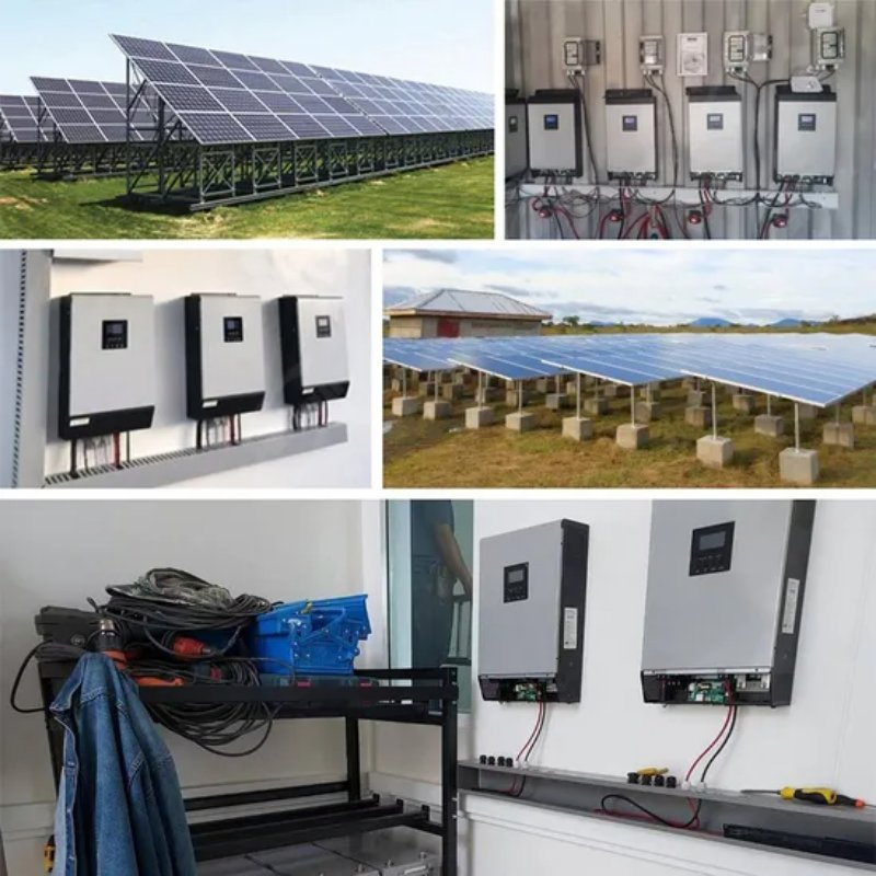 Instalación fácil de sistema solar de energía fuera de la red ideal para áreas remotas