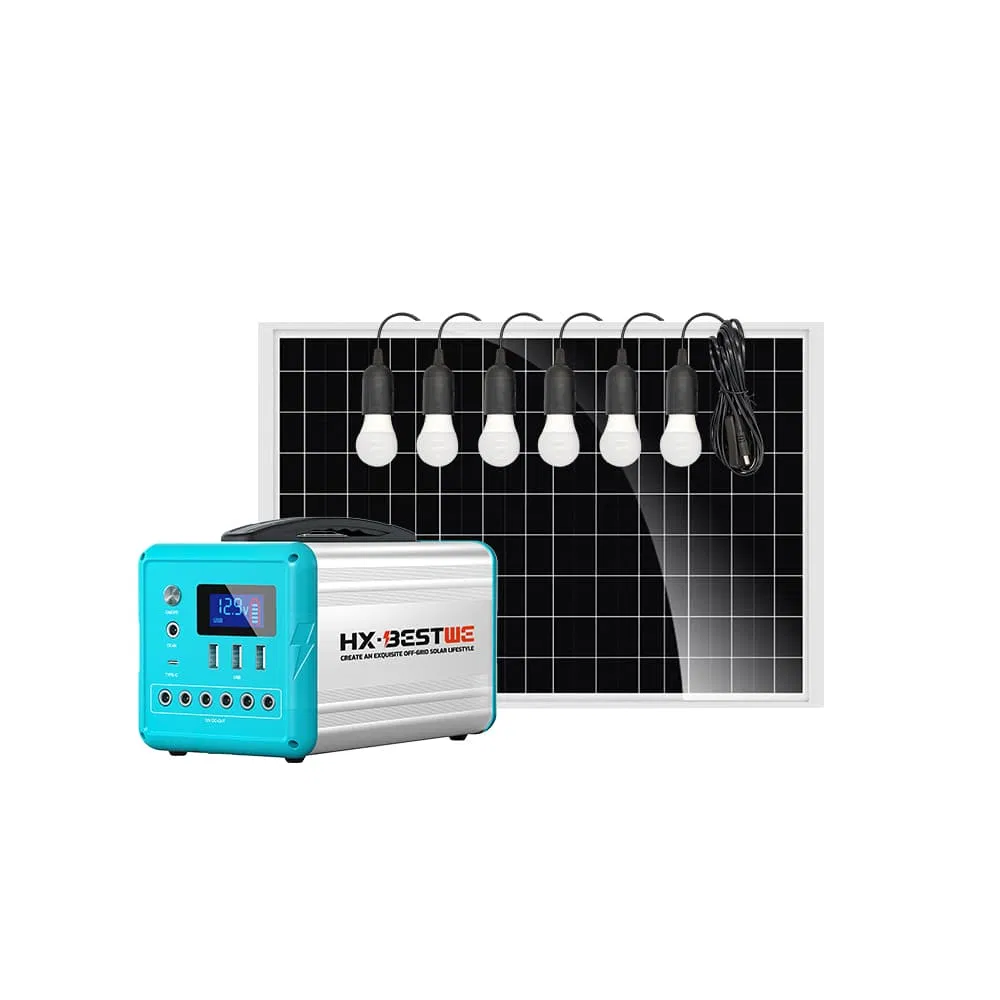 Sistema de energía portátil de alta potencia para emergencias, estación de energía portátil, sistema solar mini para el hogar