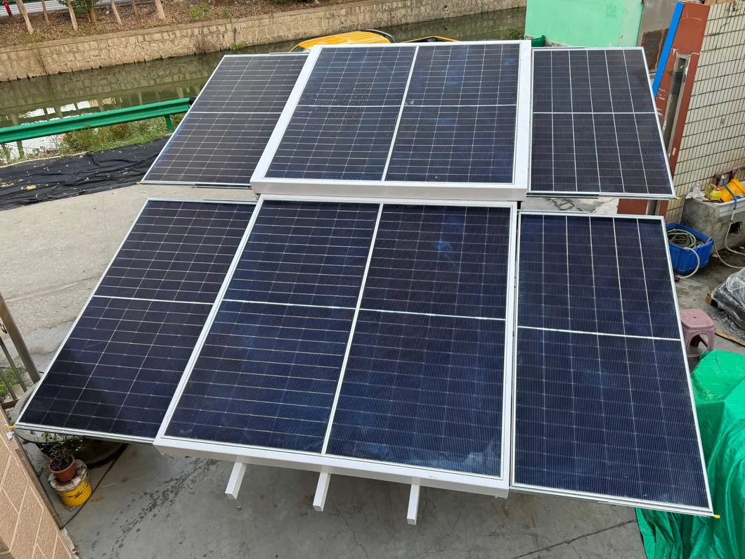 Sistema de Almacenamiento de Energía Solar Remolcable 5000W Inversor 60kwh Capacidad para Áreas Remotas