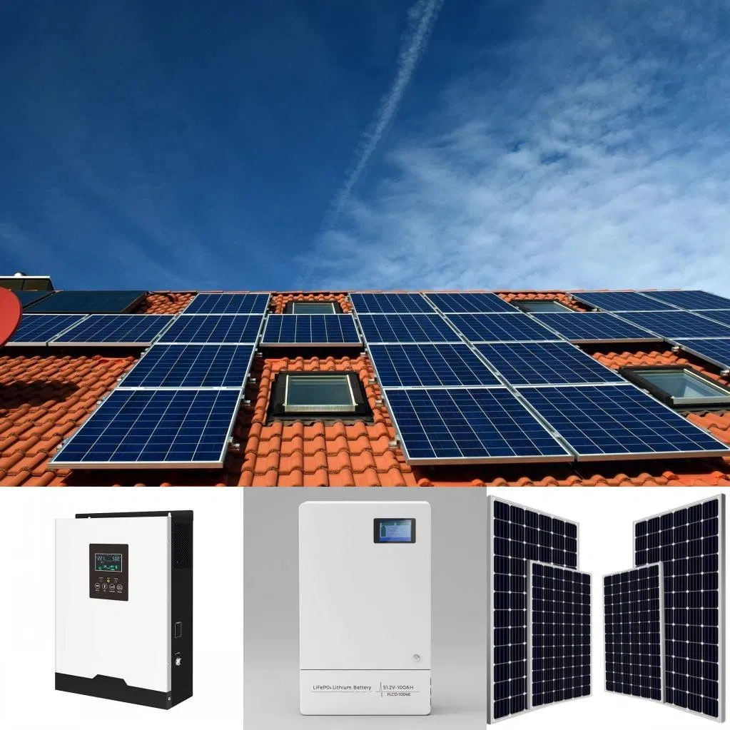 Sistema de paneles solares off-grid de bajo mantenimiento para uso doméstico, solución de suministro de energía confiable y ahorro energético