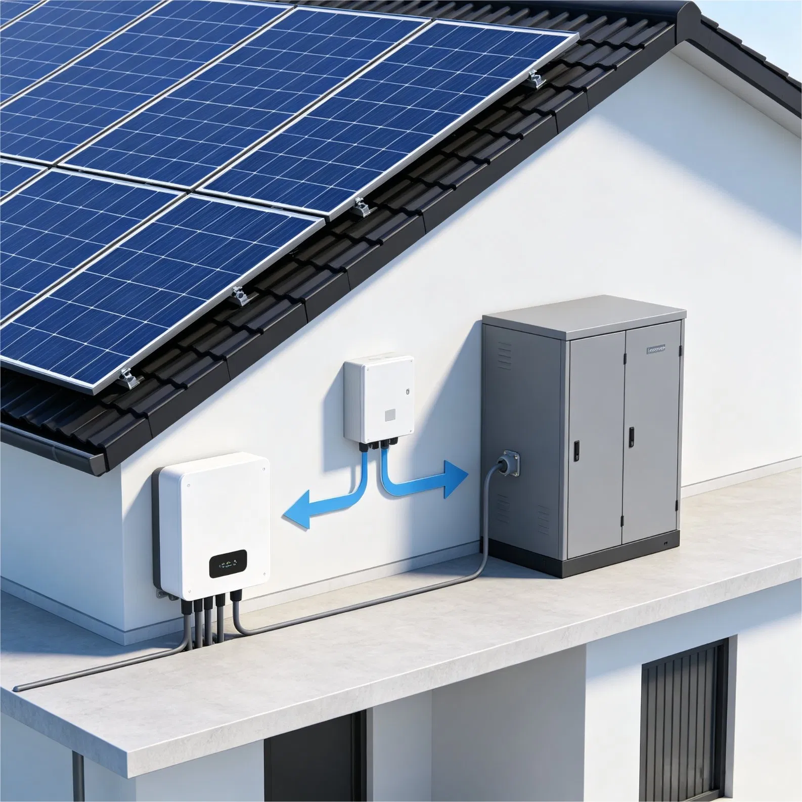 Sistema de energía solar de respaldo de emergencia fuera de la red con rendimiento estable para el sudeste asiático
