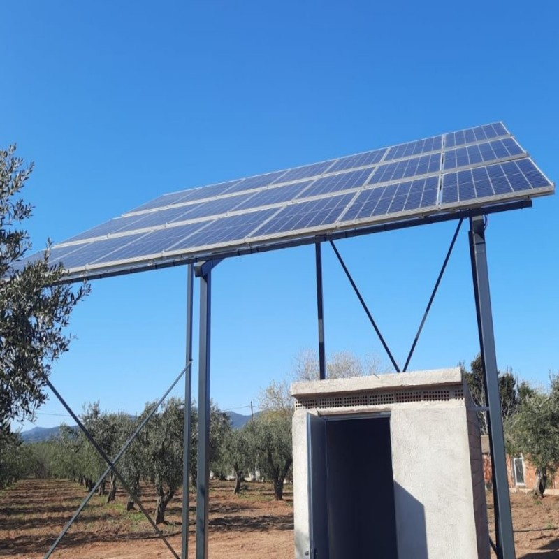 Sistema Completo de Paneles Solares 100kw 3 Fase 200kw 500kw fuera de la Red Híbrido Industrial Comercial con Batería
