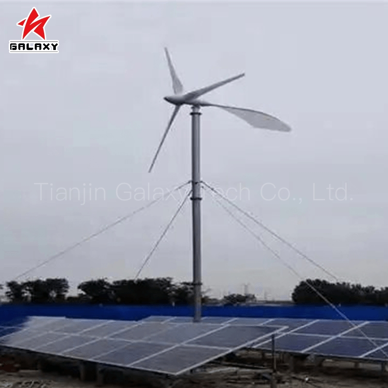 3kw Remote Area Wind Solar Generator System Independent Power Wind Solar Hybrid System