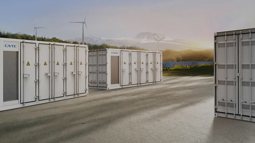 Contenedor de Almacenamiento de Baterías de Litio Solar Ecológico 40FT para Proyecto Comercial 24/7 Autónomo