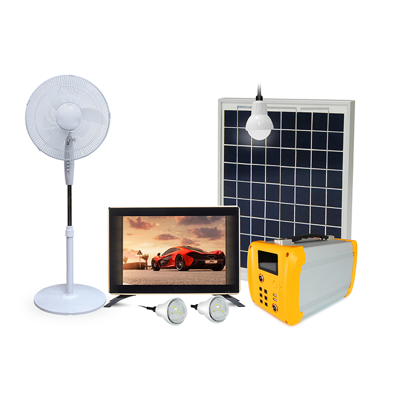 Conjunto completo de sistema solar para casa generador de emergencia para laptop
