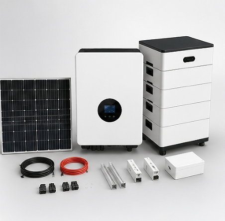 Sistema de Almacenamiento de Energía para Hogar Inteligente con Batería de Litio para Respaldo Solar