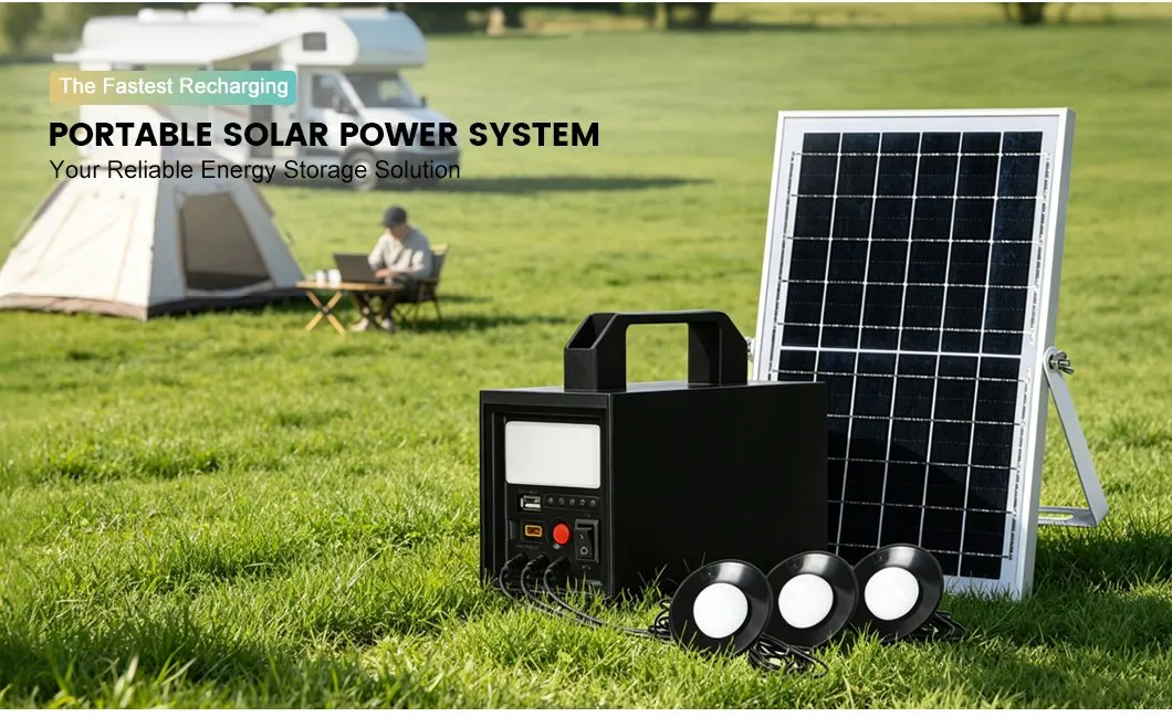 Kit de energía solar portátil para casas fuera de la red y aventuras de camping