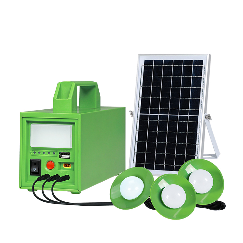 Kit de energía solar portátil para casas fuera de la red y aventuras de camping