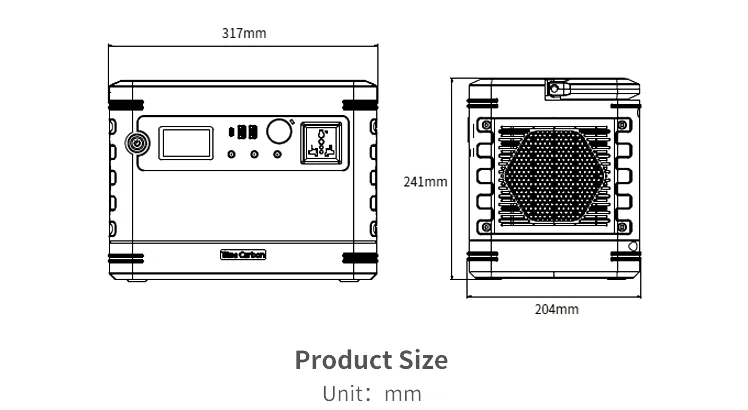 Detalle del sistema de energía solar fuera de la red 1.1kw